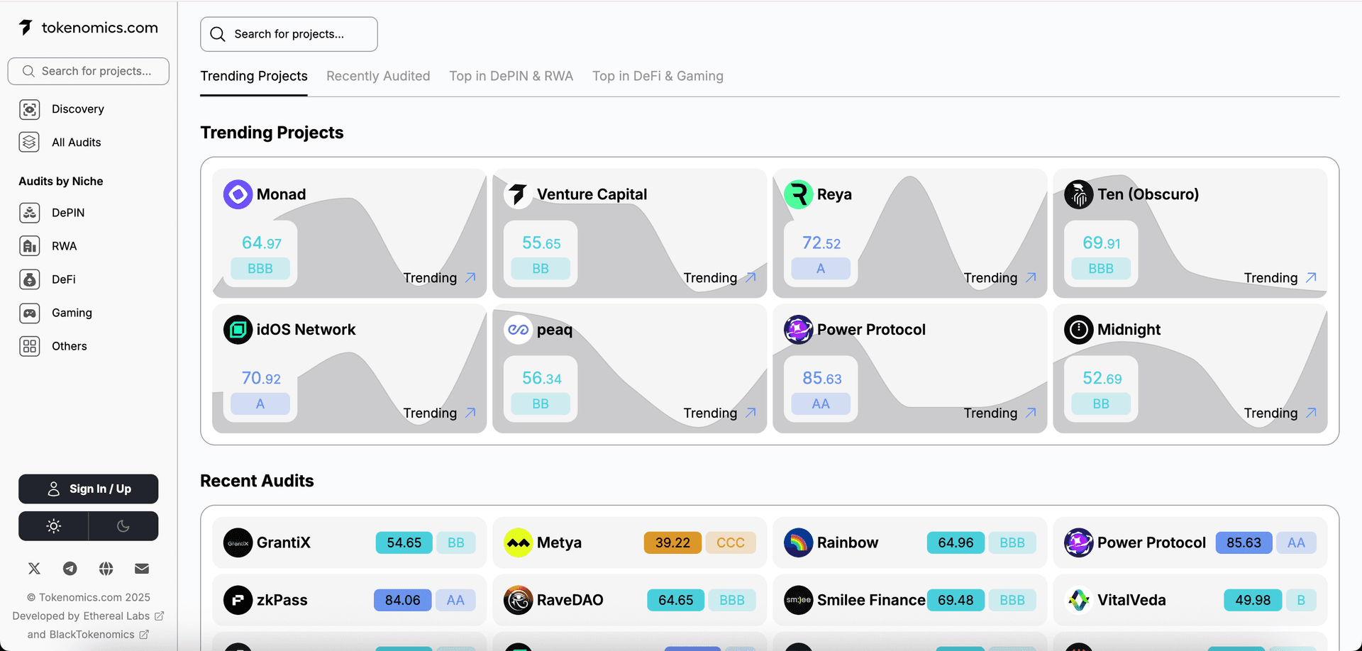 Tokenomics.com — screenshot 2